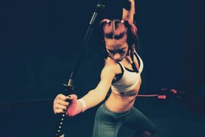 kickboxer woman